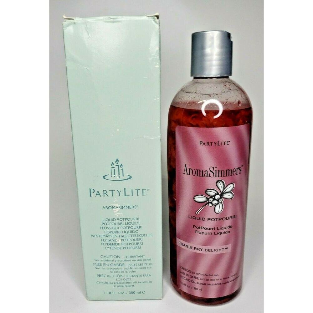 PartyLite Aromasimmers New Box Liquid Potpourri Cranberry Delight P3J/Z25231